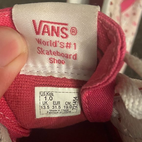 Vans Sk8 Hi Zip - Size 1 - Picture 7 of 8